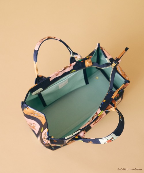 Jolly Poupee トートバッグ 「くらはしれいコラボ」MIXプリントトート