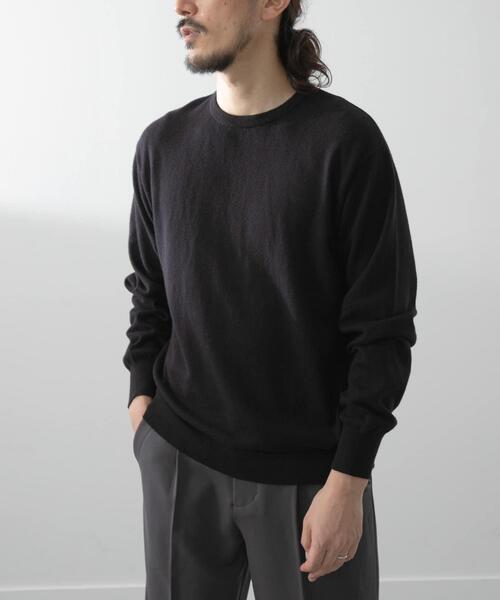 ☆新品 アーバンリサーチドアーズ コットンカシミヤニット URBAN RESEARCH ROSSO MEN セーター ニット コットンカシミヤクルー