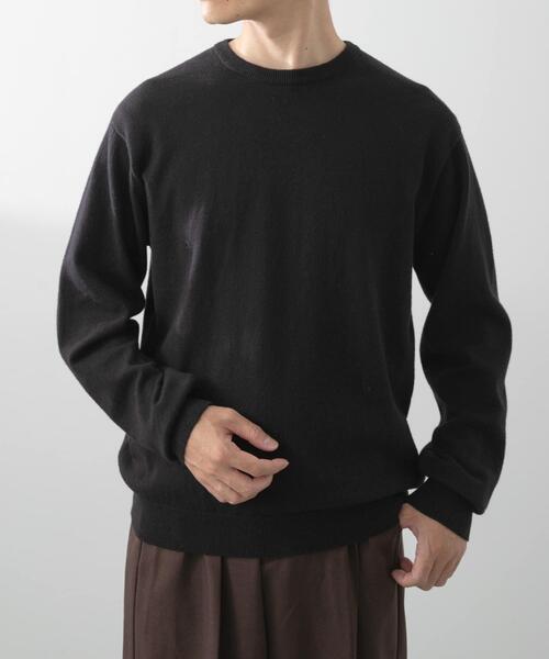 あはは　バーバリー　カシミヤ混　ニット　ブラック　Mサイズ ITEMS URBANRESEARCH（アイテムズ アーバンリサーチ） セーター ニット