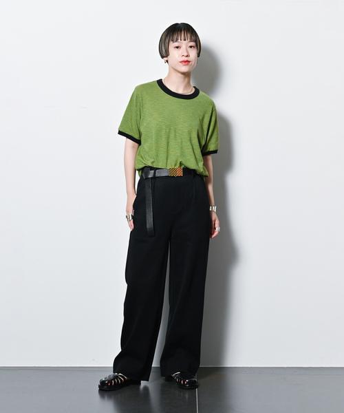 「CITYSHOP」 半袖Tシャツ FREE ブラック レディース_画像8