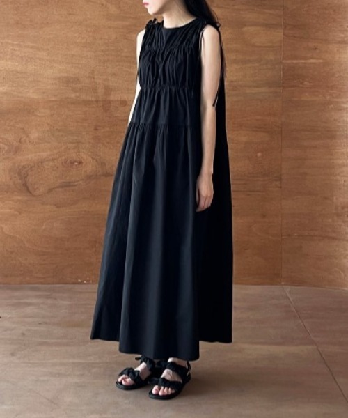 sorule ノースリーブワンピース FREE ブラック レディース : ZOZOTOWN