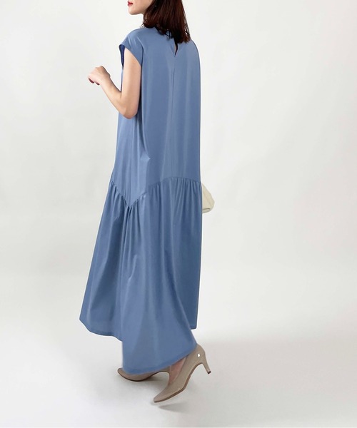 「PICCIN」 ノースリーブワンピース M ブラック レディース_画像7