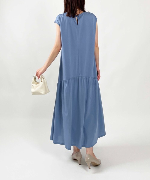 「PICCIN」 ノースリーブワンピース M ブラック レディース_画像9