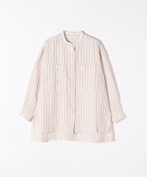 「SHIPS any」 長袖ブラウス ONE SIZE ブルー レディース_画像9