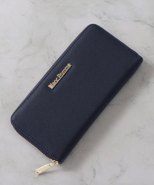 Blanc Pomme（ブランポム） 財布 ゴールドプレート長財布 レディース