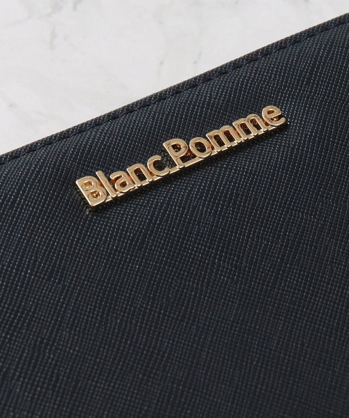 Blanc Pomme（ブランポム） 財布 ゴールドプレート長財布 レディース