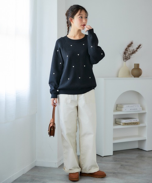 SMILELAND ニット セーター 「大きいサイズ」もちもち素材毎日