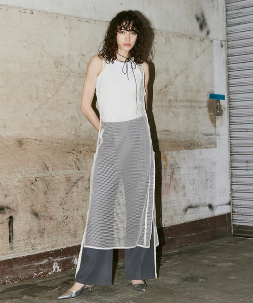 AIC. ノースリーブワンピース FREE ベージュ レディース : ZOZOTOWN