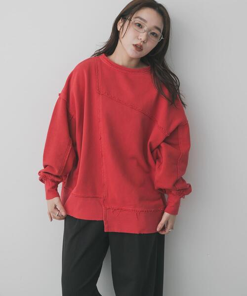 SENSE OF PLACE by URBAN RESEARCH トレーナー スウェット キリカエ