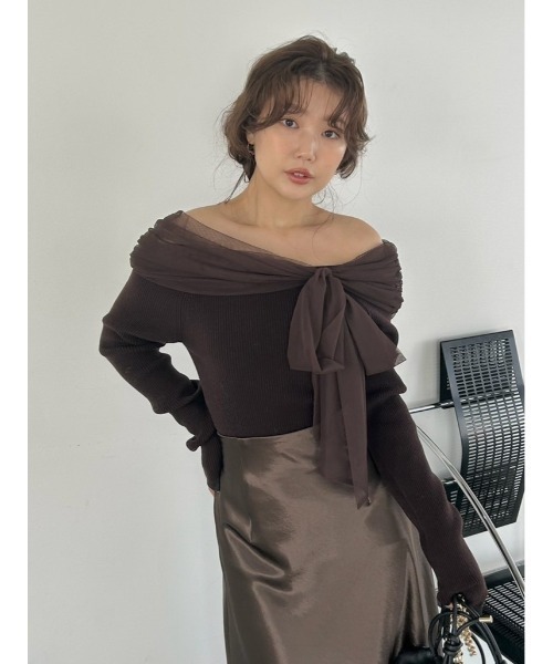 FRAY I.D（フレイ・アイディー） ニット セーター 3wayリボン