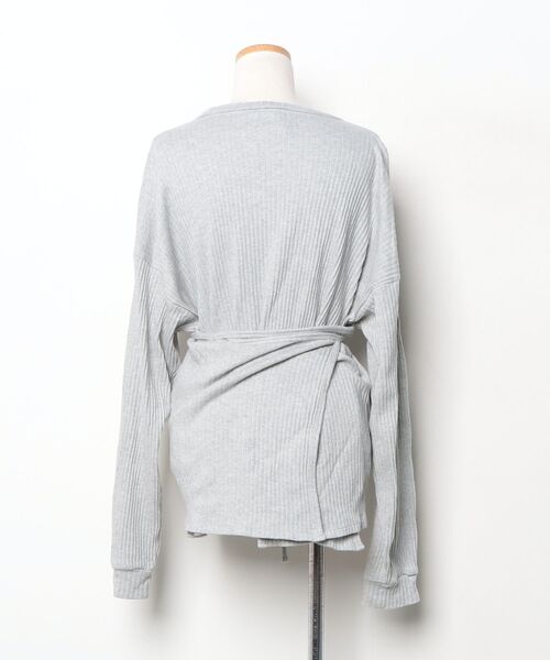 BASERANGE（ベースレンジ） 長袖ニット X-SMALL グレー レディース