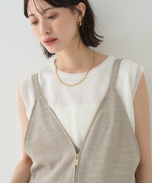 「Rouge vif」 オーバーオール フリー ベージュ レディース_画像7