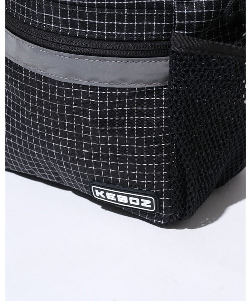 KEBOZ（ケボズ） ショルダーバッグ GRID CHECK MINI SQUARE BAG メンズ 