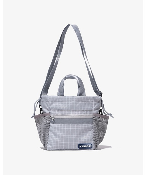 KEBOZ（ケボズ） ショルダーバッグ GRID CHECK MINI SQUARE BAG メンズ