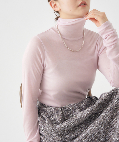 IENA（イエナ） tシャツ 「追加2」リヨセルカシミヤタートルネック