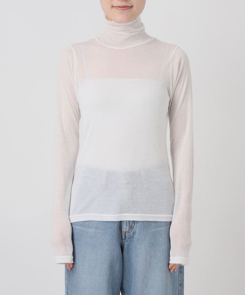 IENA（イエナ） tシャツ 「追加2」リヨセルカシミヤタートルネック