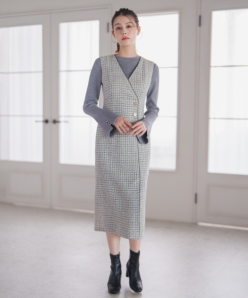 MISCH MASCH（ミッシュマッシュ） ジャンパースカート 2025秋冬新作