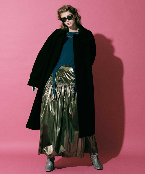 MAISON SPECIAL / 長袖カットソー/FREE/ポリエステル/BLK/21222415203 MAISON SPECIAL（メゾンスペシャル） 長袖カットソー FREE ブラック