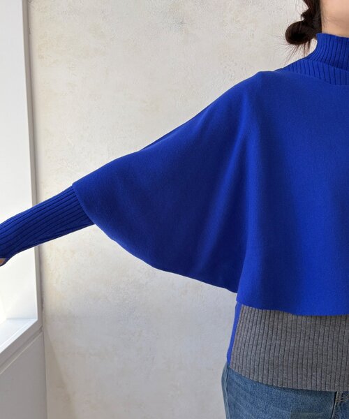 DouDou（ドゥドゥ） ニット セーター 「WEB限定」ケープアンサンブル