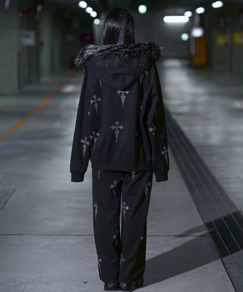 REFLEM（レフレム） パーカー 「REFLEM/レフレム」ファー付きクロス総