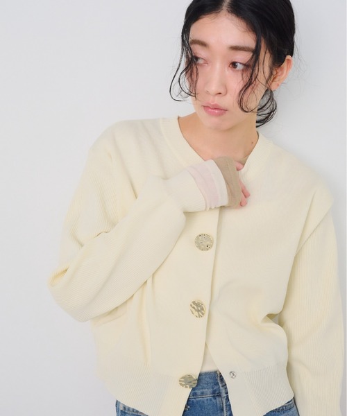 MACHATT キルティングカーディガン アイボリー ALL | MACHATT ONLINE STORE