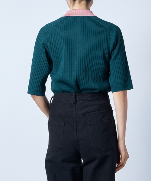 「TOGA PULLA」 半袖ニット SMALL ベージュ レディース_画像5