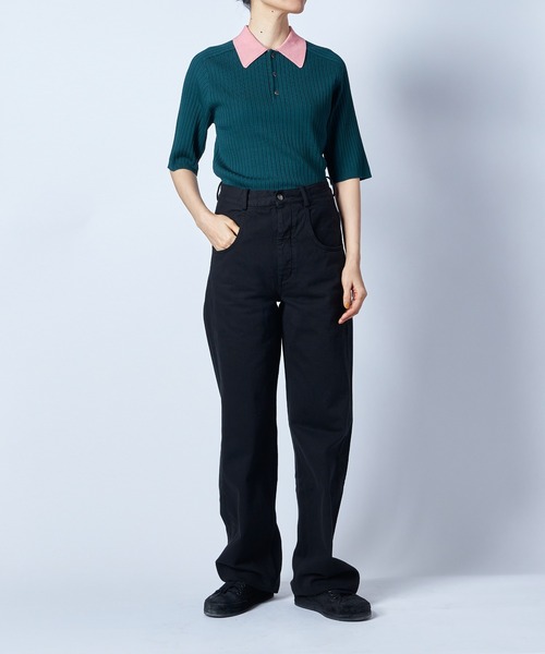「TOGA PULLA」 半袖ニット SMALL ベージュ レディース_画像6