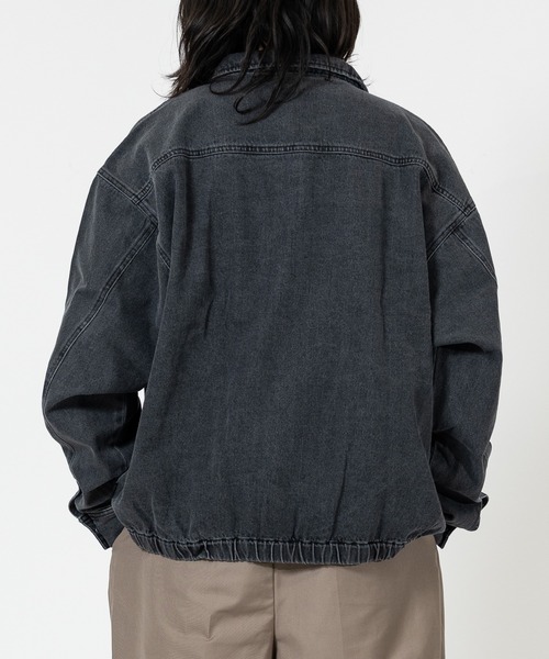 THRASHER（スラッシャー） デニムジャケット gジャン 「at」「THRASHER