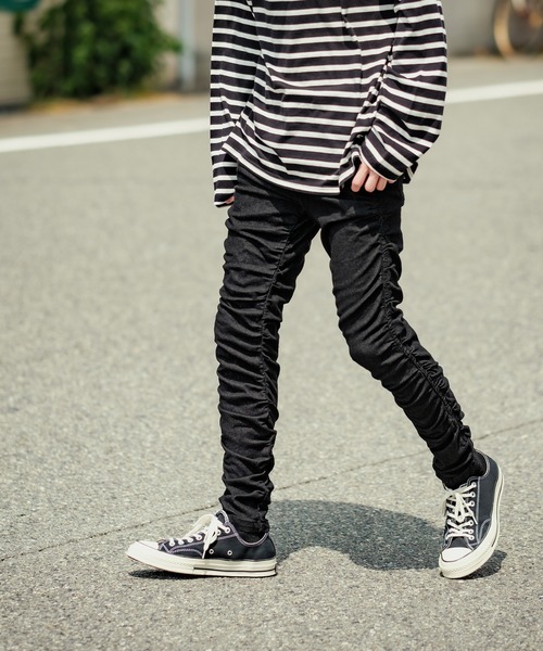 「improves」 「Jungle Storm」デニムパンツ MEDIUM パープル メンズ_画像2