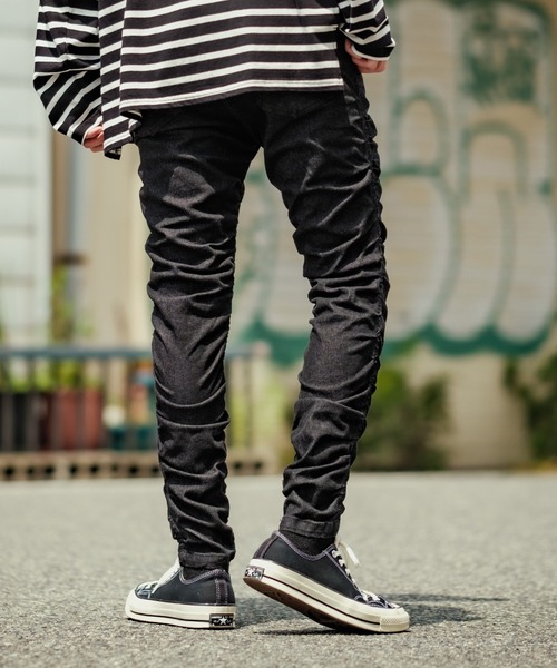 「improves」 「Jungle Storm」デニムパンツ MEDIUM パープル メンズ_画像3