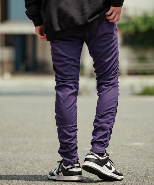 「improves」 「Jungle Storm」デニムパンツ MEDIUM パープル メンズ_画像8