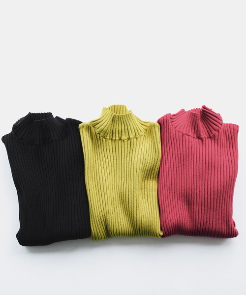 「soulberry」 長袖ニット L レッド レディース_画像2