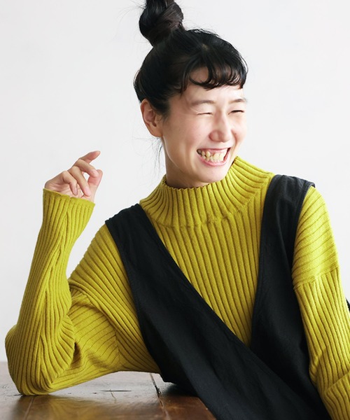 「soulberry」 長袖ニット L レッド レディース_画像8