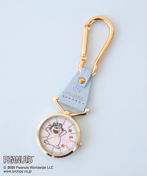 PEANUTS チャーム 「PEANUTS/ピーナッツ」 スヌーピー カラビナ レザー