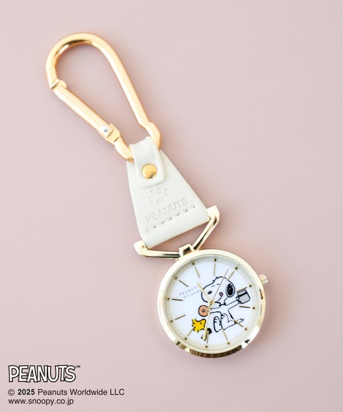 PEANUTS チャーム 「PEANUTS/ピーナッツ」 スヌーピー カラビナ レザー