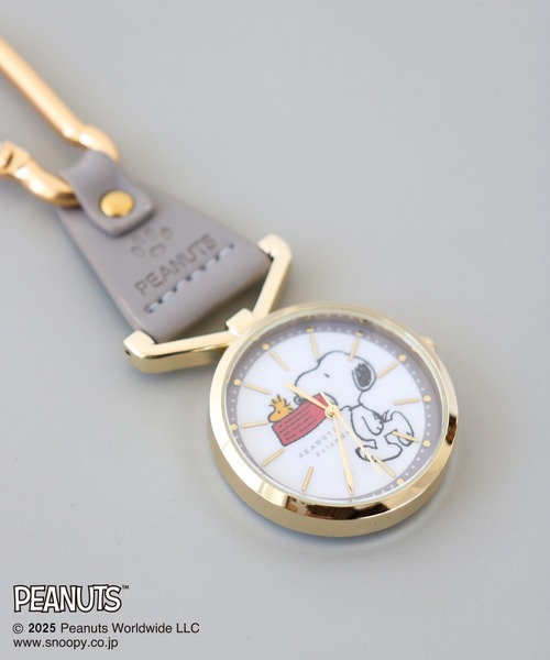 PEANUTS チャーム 「PEANUTS/ピーナッツ」 スヌーピー カラビナ レザー