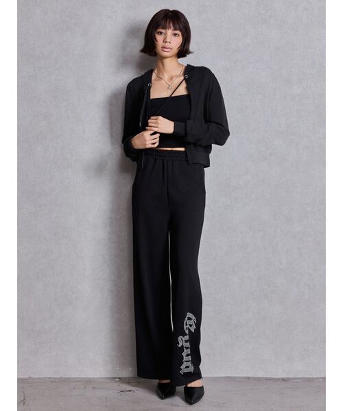 GYDA shortラメパーカー セットアップ GYDA（ジェイダ） パーカー NEW GYDA Shortラメパーカー レディース