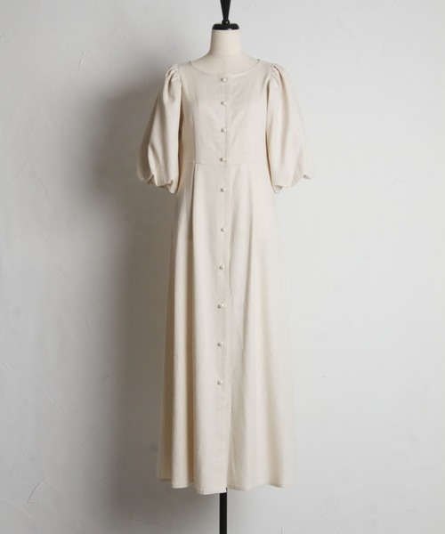 「tocco closet」 半袖ワンピース M ブルー レディース_画像4