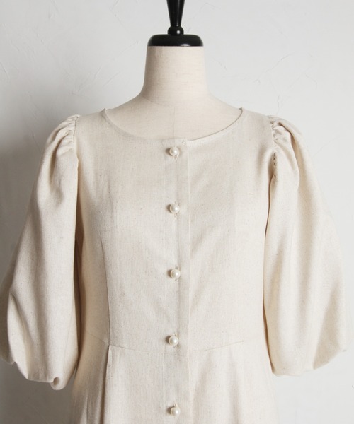 「tocco closet」 半袖ワンピース M ブルー レディース_画像8