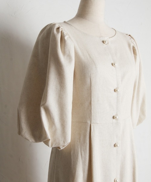 「tocco closet」 半袖ワンピース M ブルー レディース_画像9