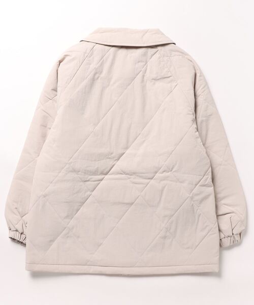 「Honeys」 「colza」キルティングブルゾン S ベージュ レディース_画像2