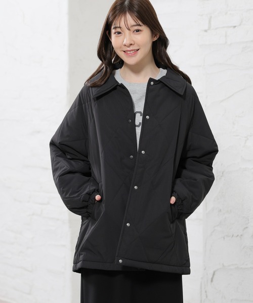 「Honeys」 「colza」キルティングブルゾン S ベージュ レディース_画像9