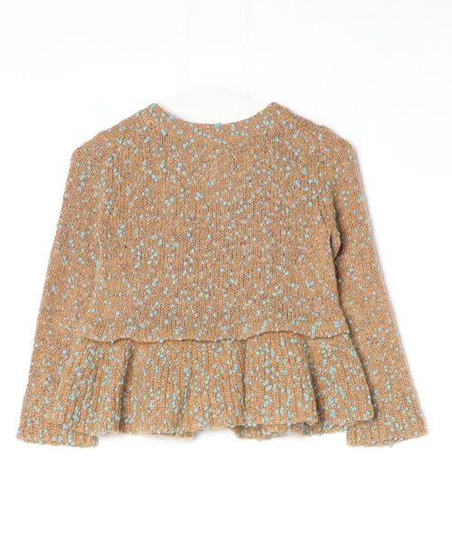 「KEITA MARUYAMA」 花柄ニットカーディガン 1 ブラウン レディース_画像2