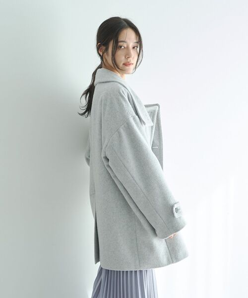 YECCA VECCA（イェッカヴェッカ） コート アウター ウール混ミドル丈 