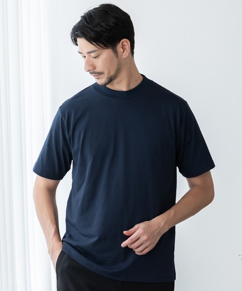 BTZ TOKYO tシャツ 速乾 「半袖モックネックTシャツ」防臭+接触冷感+
