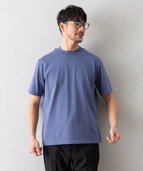BTZ TOKYO tシャツ 「半袖モックネックTシャツ」防臭+接触冷感+吸水速