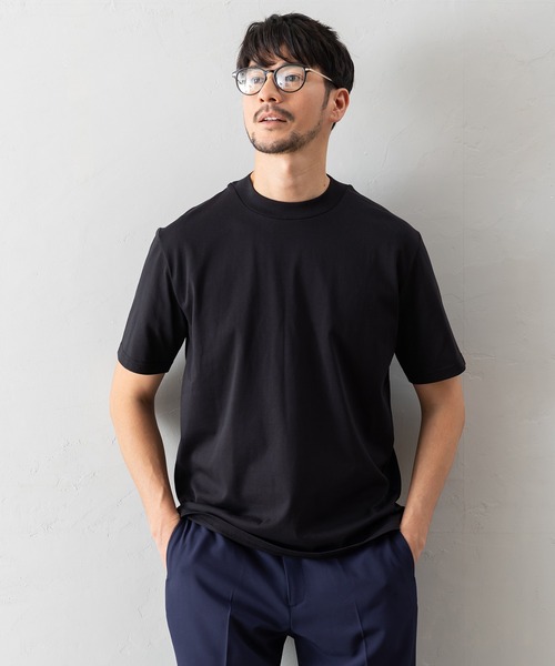 BTZ TOKYO tシャツ 「半袖モックネックTシャツ」防臭+接触冷感+吸水速 BTZ TOKYO tシャツ 「半袖モックネックTシャツ」防臭+接触冷感+吸水速