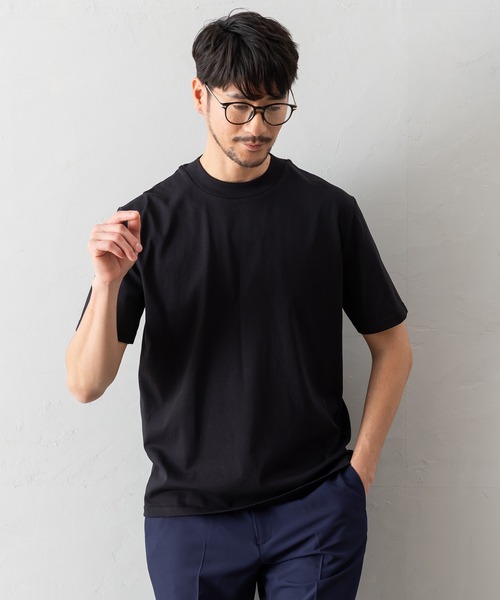 BTZ TOKYO tシャツ 「半袖モックネックTシャツ」防臭+接触冷感+吸水速