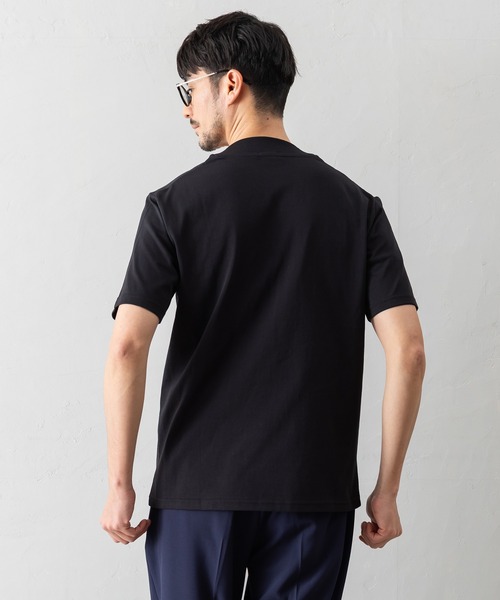 サイズ3 半袖モックネックT BTZ TOKYO tシャツ 「半袖モックネックTシャツ」防臭+接触冷感+吸水速
