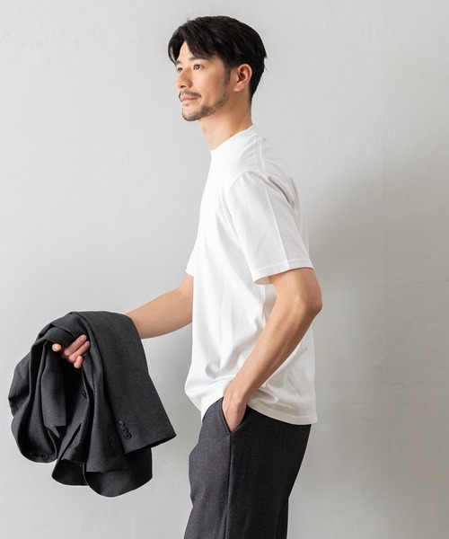 サイズ3 半袖モックネックT BTZ TOKYO tシャツ 「半袖モックネックTシャツ」防臭+接触冷感+吸水速